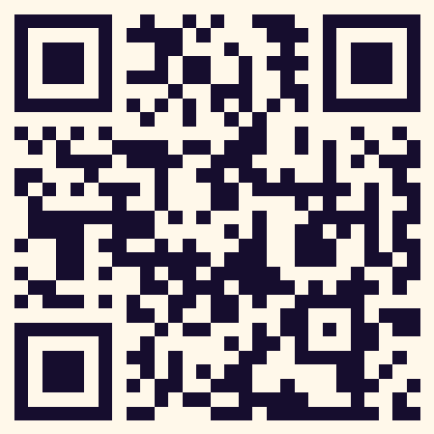 A QR code that opens whatsthemagicword.com on your phone