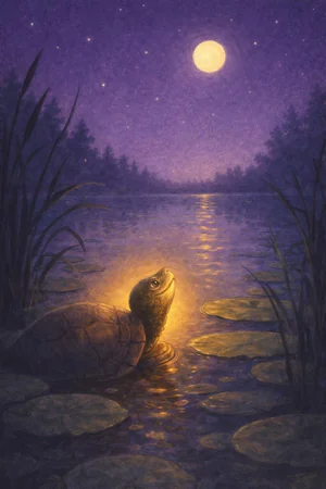 A painting of stick your neck out, from its spell card.